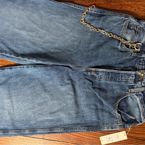 *BRAND NWT* Favorite Daughter “The Masha” Wide-Leg High-Rise Jeans - Picture 6 of 10